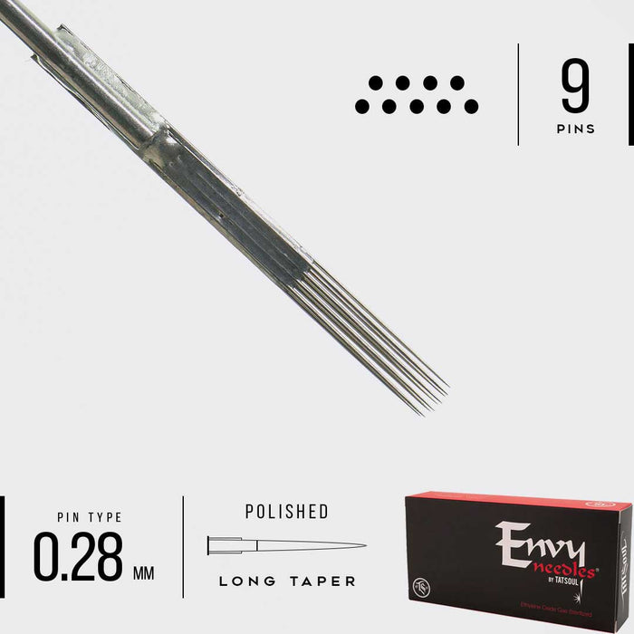 Envy Curved Mag Needles - Bloody Wolf Tattoo Supply