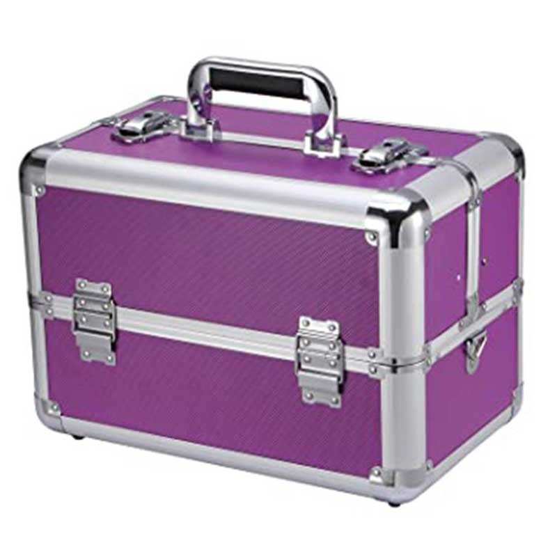 Travel Case - Purple Aluminum