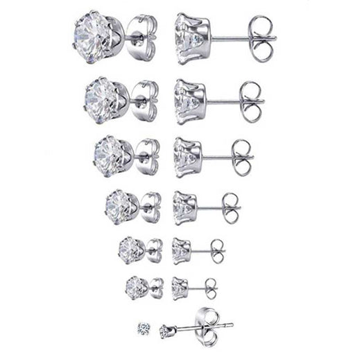 Earrings - Cubic Zirconia - Bloody Wolf Tattoo Supply
