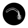 Glass Nose Screw Retainer - Bloody Wolf Tattoo Supply