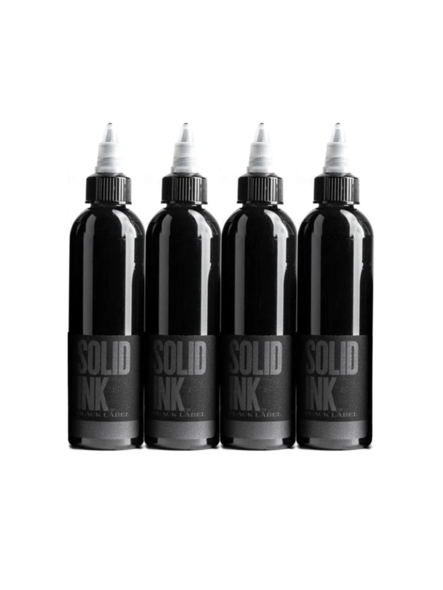 Black Label Grey Wash Set by Solid Ink - Bloody Wolf Tattoo Supply