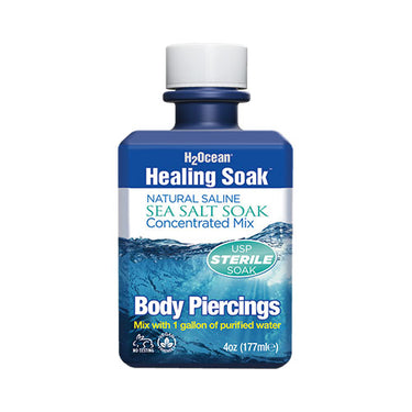 Healing Sea Salt Soak 4oz by H2Ocean - Bloody Wolf Tattoo Supply
