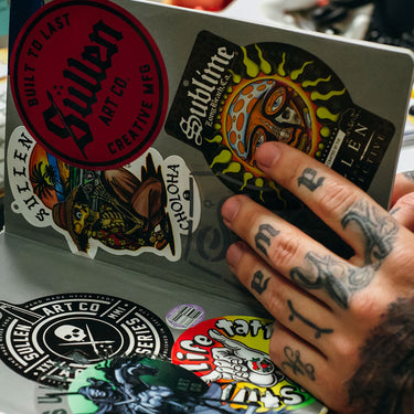Sticker - Sullen Lincoln Circle - Bloody Wolf Tattoo Supply
