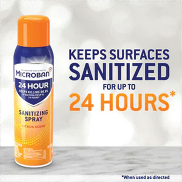Microban 24-Hour Sanitizing Spray 15oz - Bloody Wolf Tattoo Supply