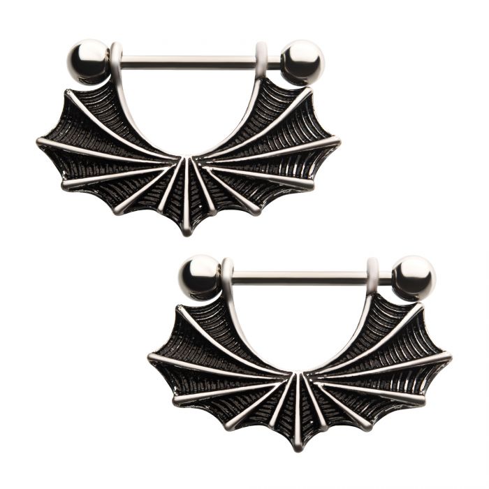 Bat Wing Nipple Barbells