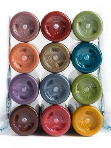 Opaque Earth 1oz 12ct Set by Solid Ink - Bloody Wolf Tattoo Supply