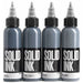 Opaque Grey Set by Solid Ink - Bloody Wolf Tattoo Supply
