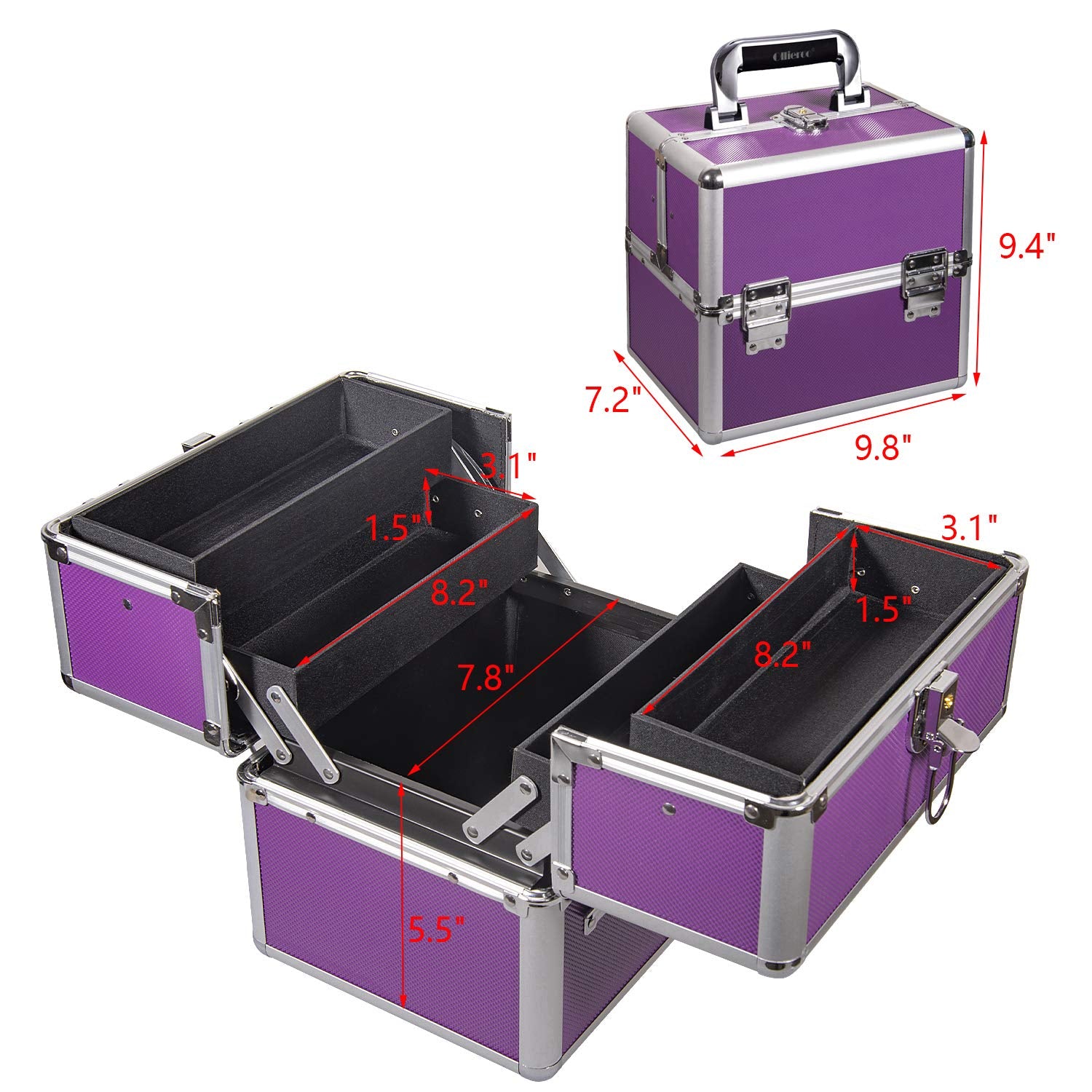 Purple Travel Carrying Case