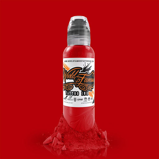 Paul Rogers Red World Famous Ink - Bloody Wolf Tattoo Supply
