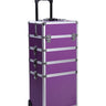 Rolling Travel Case - Purple - Bloody Wolf Tattoo Supply