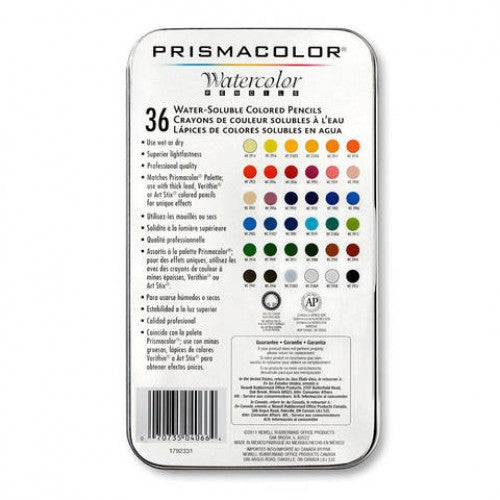 Prismacolor Watercolor Pencils 36ct Set - Bloody Wolf Tattoo Supply