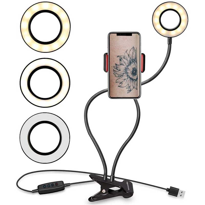 Led Ring Mini LED Ring Light Mini – Bloody Wolf Tattoo Supply