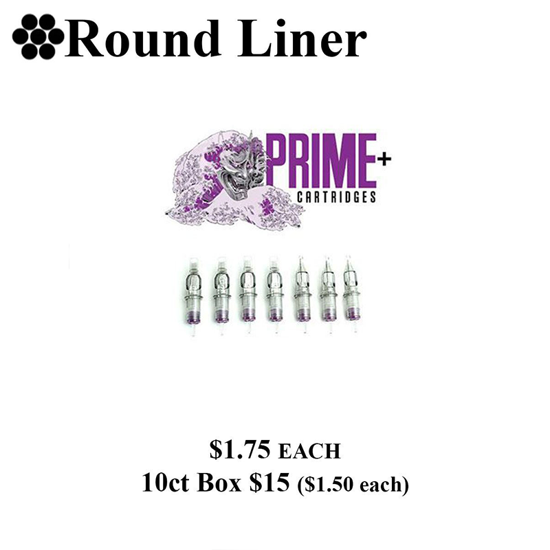 Prime+ Round Liner Cartridges - Bloody Wolf Tattoo Supply