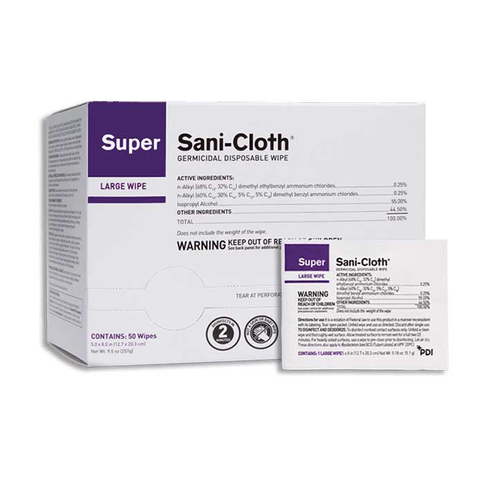 Super Sani-Cloth Wipes Packets