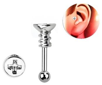 Phillips Screw Cartilage Jewelry - Bloody Wolf Tattoo Supply