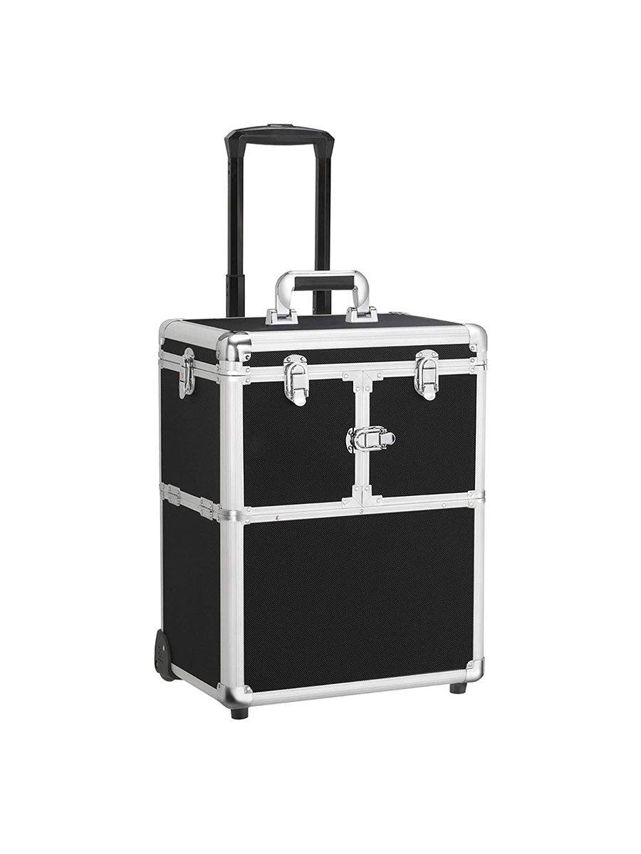Rolling Travel Case - Black Compact - Bloody Wolf Tattoo Supply