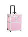 Rolling Travel Case - Pink Compact - Bloody Wolf Tattoo Supply