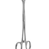 Sponge Forceps Slotted - Bloody Wolf Tattoo Supply