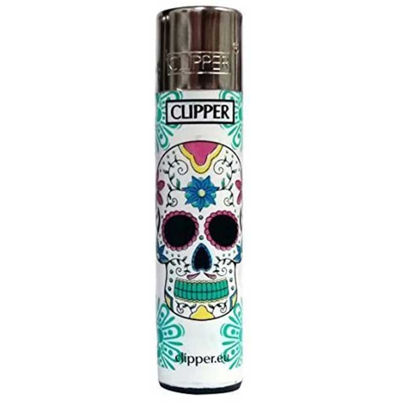 Clipper Sugar Skulls Lighter