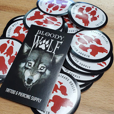 Sticker - Bloody Wolf Tattoo Supply - Bloody Wolf Tattoo Supply