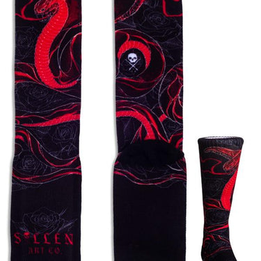 Sullen Socks - Artist Series - Bloody Wolf Tattoo Supply
