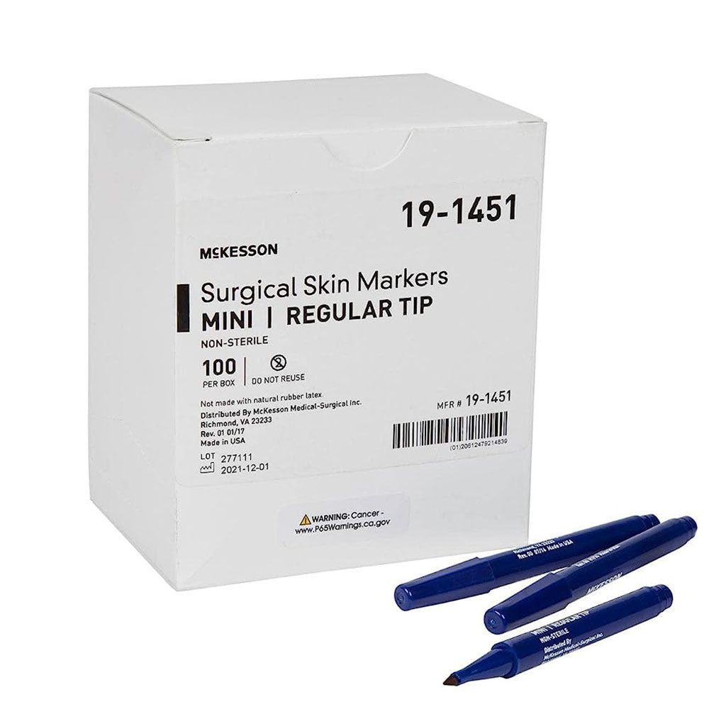 McKesson Surgical Skin Markers, Single-Use, Gentian Violet, Mini Size